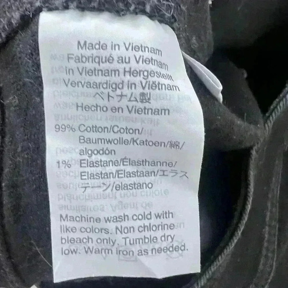 J crew mercantile Button Front Mini Skirt Denim black womens Size 4 - Picture 5 of 6